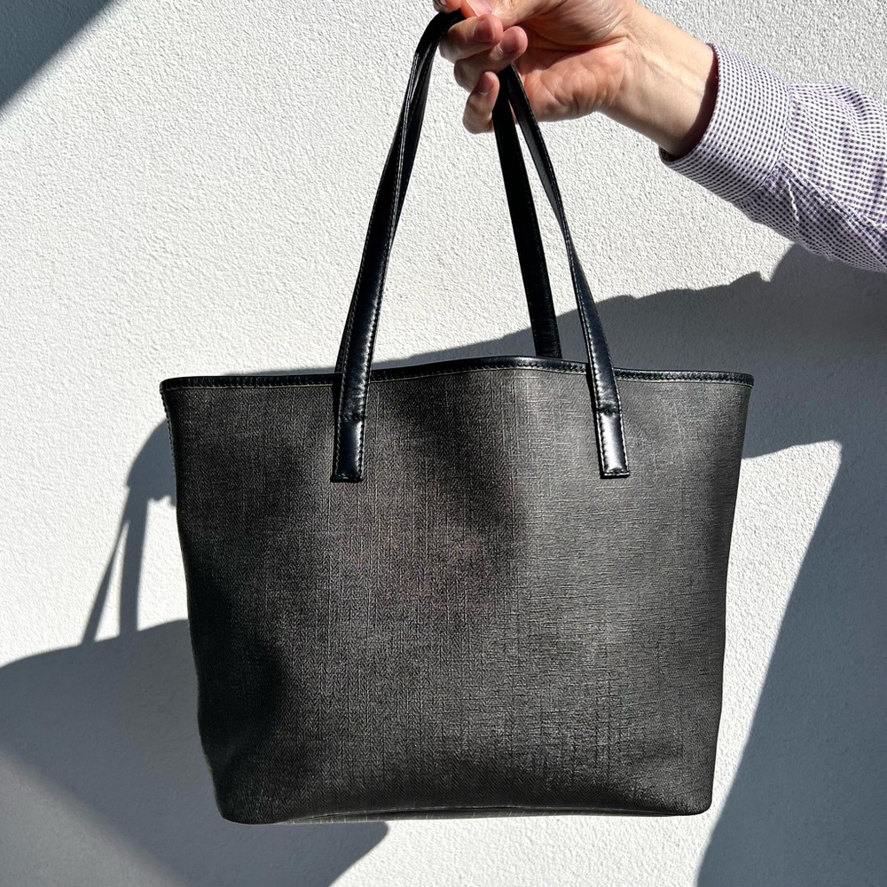 Bulgari Bvlgari Collezione Tote and Shoulder Bag Black Yellow Dark grey - Picture 4 of 12